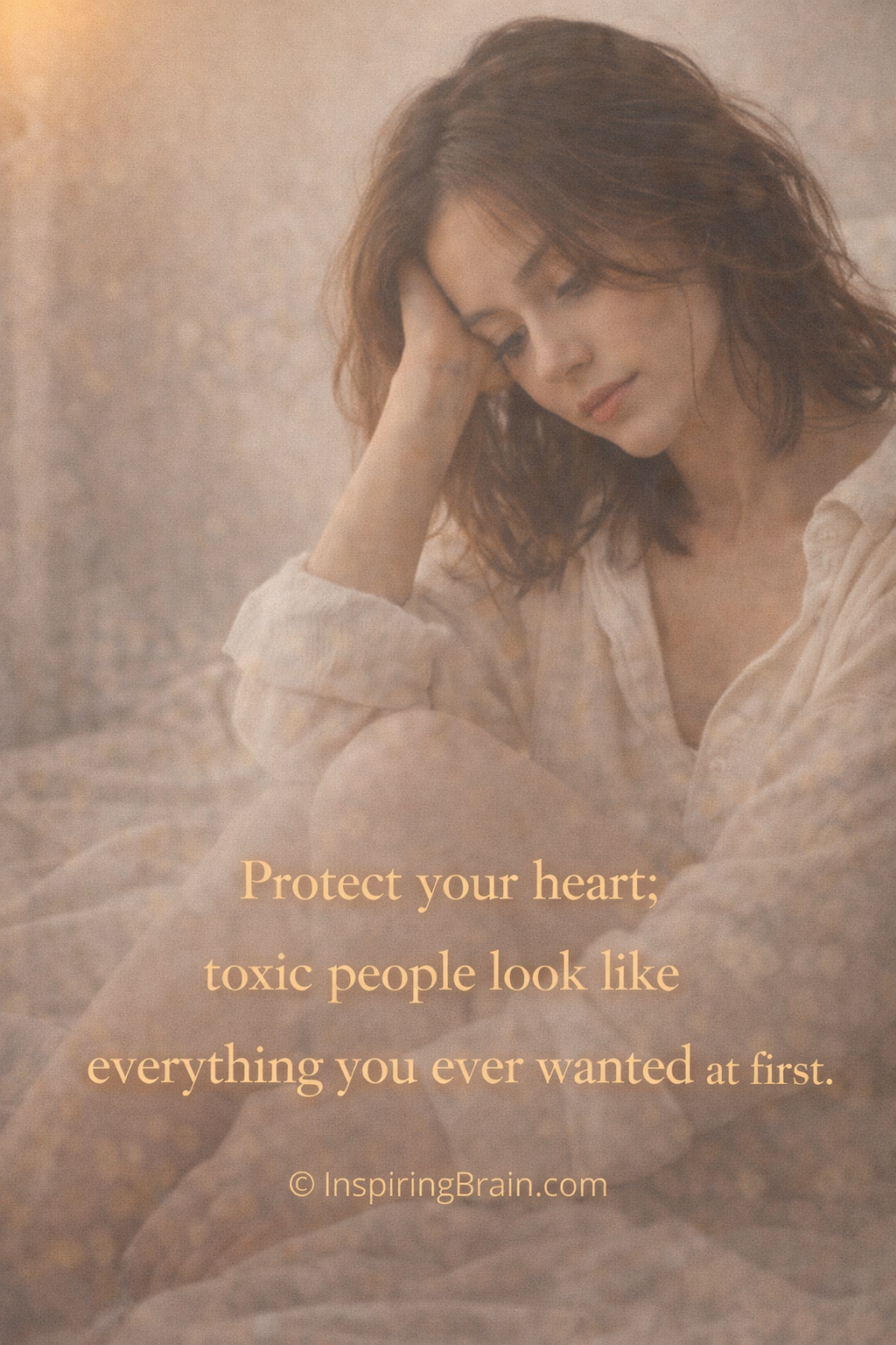 Protect your heart; toxic people look like everything&hellip;