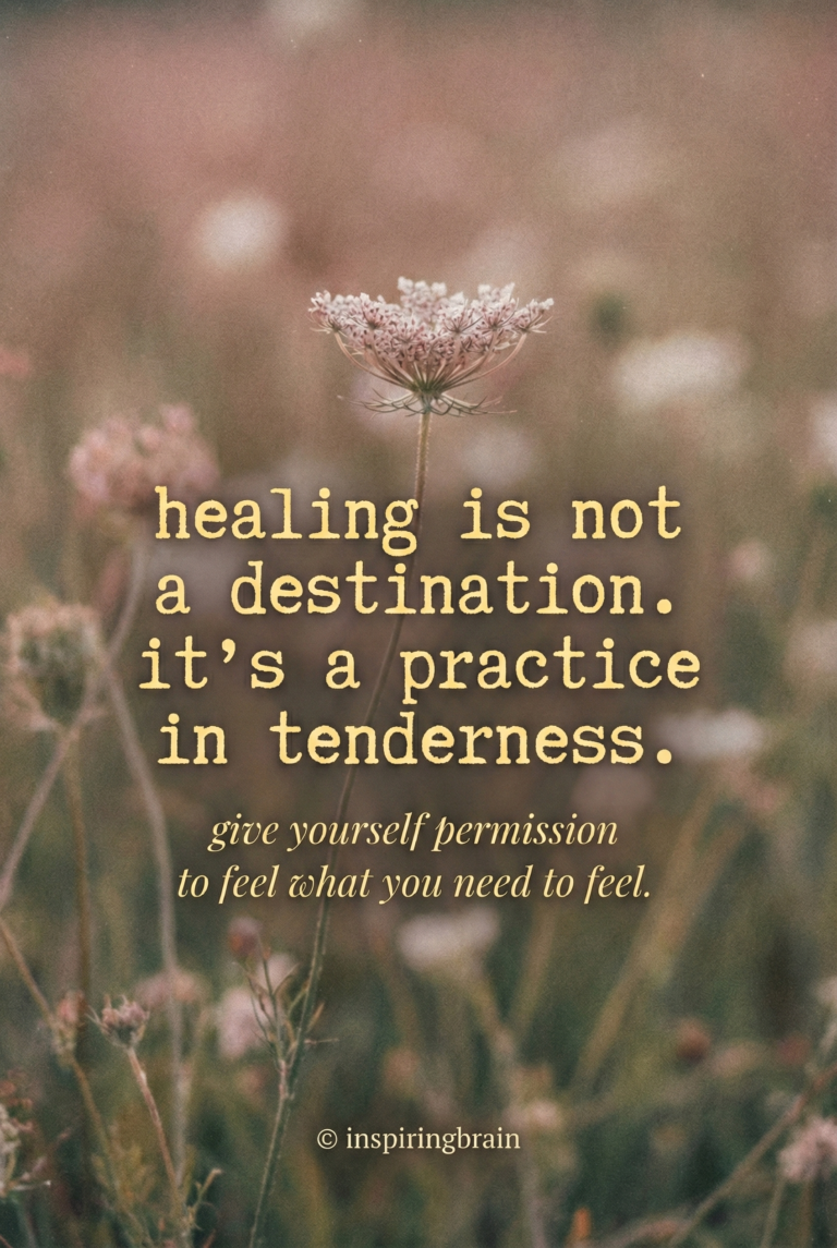 Healing is not a destination