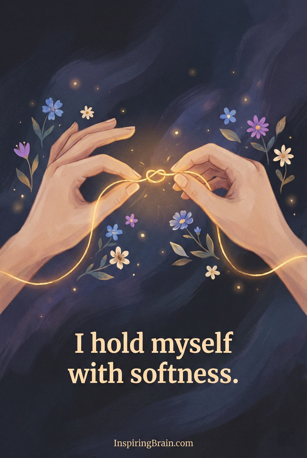 I hold myself with softness