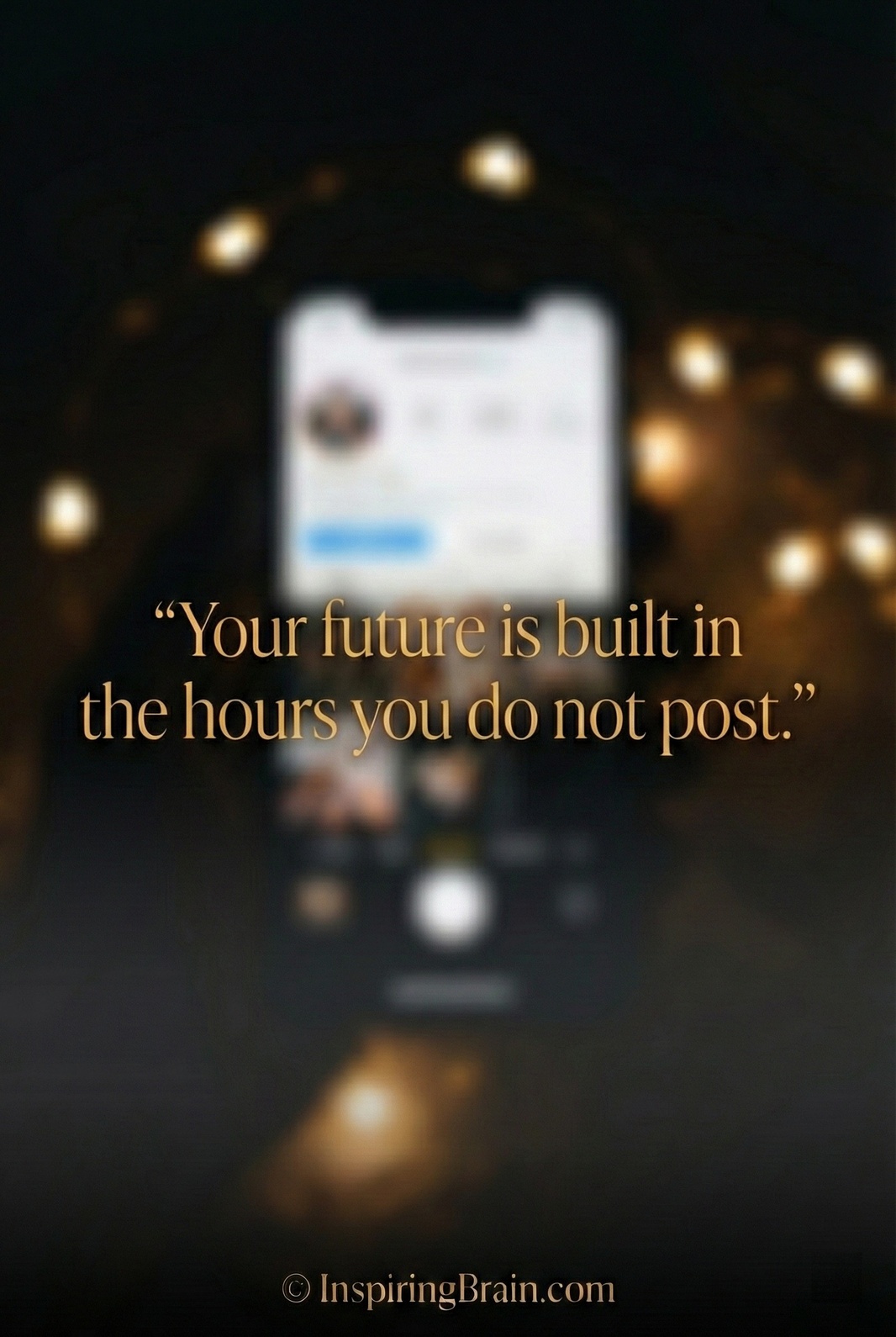Your future is the hours that you’re not&hellip;