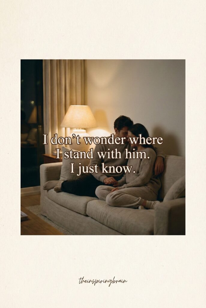 When Love Feels Secure